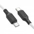 Кабель USB-C to USB-C Hoco X90 Cool Silicone 60W 1м силиконовый черный