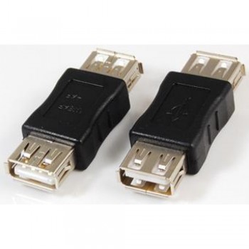 Переходник USB F-F no brand компактный пластиковый корпус