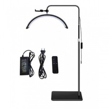 Відеосвітло LED HD-M6X, 36W, кольорова температура 3000K-6000K, 80x20 см, 300 світлодіодів, чорний