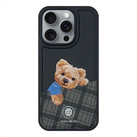 Шкіряний чохол Polo для iPhone 16 Pro з MagSafe, чорний