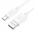 Кабель USB C Hoco X88, 2.4A, 1м, білий