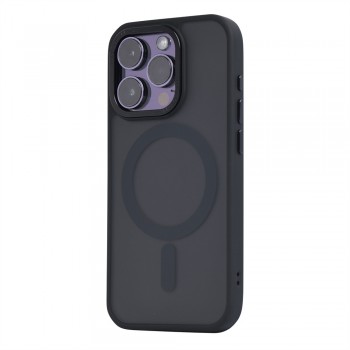 Захисний чохол для iPhone 14 Pro OC Matte Case з MagSafe, чорний, матова текстура