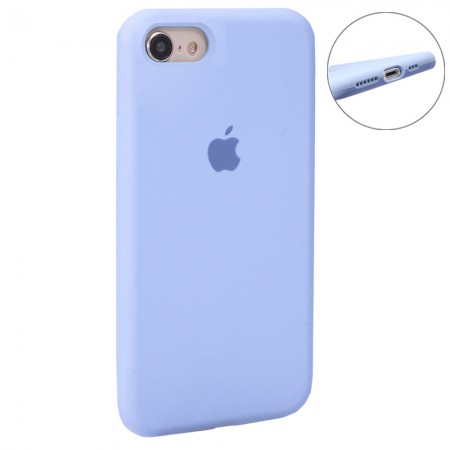 Захисний чохол для iPhone 7/8/SE 2020  Silicone Case, бузковий