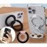Тримач для телефону no brand Ring With Magsafe Handcuff білий, магнітний, кільце