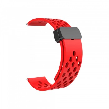 Ремінець Nike Magnetic Lock 22 мм, універсальний, червоний