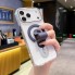 Чехол no brand Hang Case MagSafe для iPhone 16 Pro прозрачный с черной подставкой