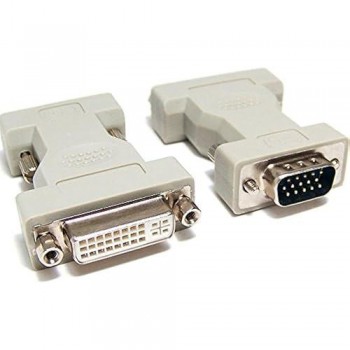 Адаптер VGA (тато) на DVI (мама) no brand компактний конвертер