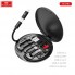 Кабель 3 в 1 Earldom EC-148 Type-C/Lightning/Micro USB 2A 1м с кейсом
