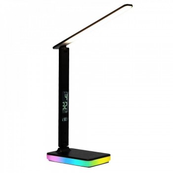 Настільна лампа N7Pro LED сенсорна, димована, з дисплеєм та RGB-підсвіткою