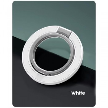 Тримач для телефону no brand Ring With Magsafe металевий білий