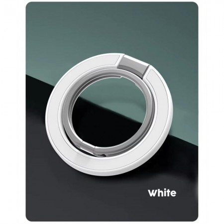 Тримач для телефону no brand Ring With Magsafe металевий білий