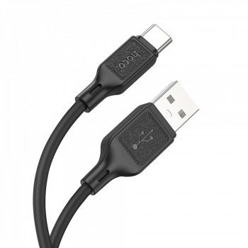 Кабель USB-C Hoco X90 Cool Silicone 3A, 1 м, чорний