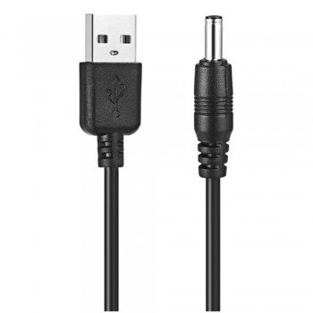 Кабель живлення для роутера USB to DC 5.8mm, 5V, чорний