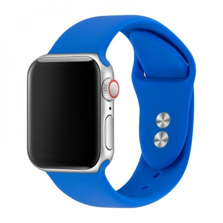 Спортивный ремешок для Apple Watch 38/40/41 mm Sport Band, Cobalt Blue, силиконовый, водоотталкивающий