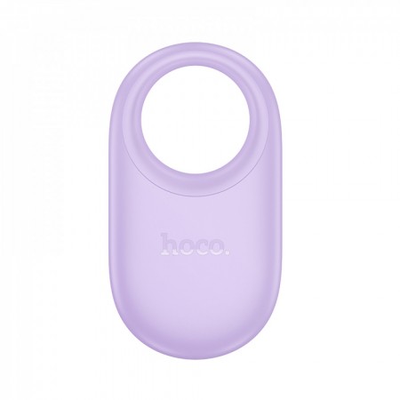 Брелок-антипотеря пошуковий GPS трекер  Hoco airtag E94 Taro Purple, підтримка Apple Find My, ABS матеріал