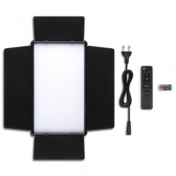 Лампа видеосвіт Veron LED E900 30x17 см 768 Lights 3000K-6500K з пультом керування