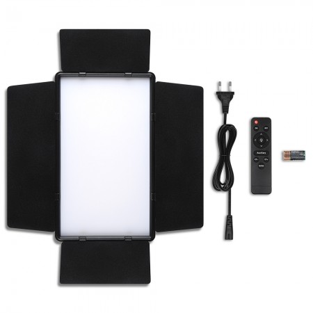 Лампа видеосвіт Veron LED E900 30x17 см 768 Lights 3000K-6500K з пультом керування