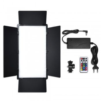 Лампа відеосвітло LED U800E Veron RGB 29x17 см, 960 світлодіодів, 3200K-6500K, з пультом керування