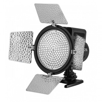 Светодіодний освітлювач Veron LED YN216 II з акумулятором і зарядним пристроєм, потужність 24 Вт, колірна температура 2700К-8000К, бездротове управління, термін служби 50000 годин