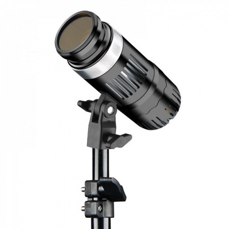 Светлодіодний освітлювач Veron LED RGB YM-80 50W, 3200K-6500K, пульт ДУ, 50000 годин, цифровий дисплей, вентилятор, RGB ефекти