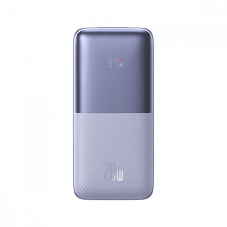 Повербанк Baseus PPBD04010 10000mAh, 20W, з цифровим дисплеєм, фіолетовий