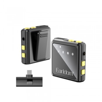 Бездротовий мікрофон для телефону USB C Earldom ET-MC10C
