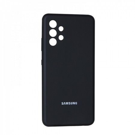 Защитный чехол для Samsung A32  Silicone Case, черный