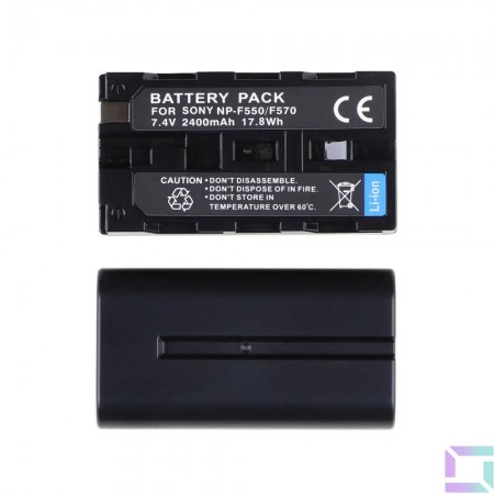 Акумулятор для відеосвітла F550/F570 7.4V 2400mAh 17.8Wh, Li-ion