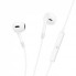 Навушники Hoco M109 Type C з мікрофоном, 14 мм динамік, довжина кабелю 1,2 м, білі