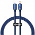 Кабель USB-C to Lightning Baseus Crystal Shine Series CAJY000203, 20W, 1.2 м, підтримка швидкої зарядки PD, швидкість передачі даних 480 Мбіт/с