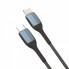 Кабель USB C to Lightning Veron CL09 Nylon 20W PD, чорний, 1m