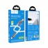 Кабель USB C to C 60W Hoco U136, довжина 1.2 м, білий, підтримка зарядки 3A