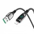 Кабель USB C to C Hoco S51 100W PD, чорний, 1.2m