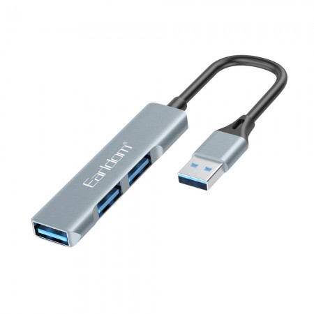 USB Хаб Earldom ET-HUB09, 4 порта, поддержка USB 3.0