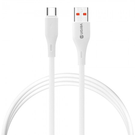 USB Type-C кабель Veron SC-X82, довжина 1м, 3A, білий