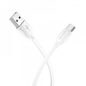Кабель USB Borofone BX19, Type-C, 1.3A, 1м, білий
