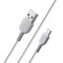 Кабель USB C HOCO X13, 1 м, 2.4A, белый