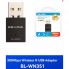 USB WiFi адаптер LB-Link BL-WN351, 300 Мбіт/с, підтримка WPS, антена 5 дБi