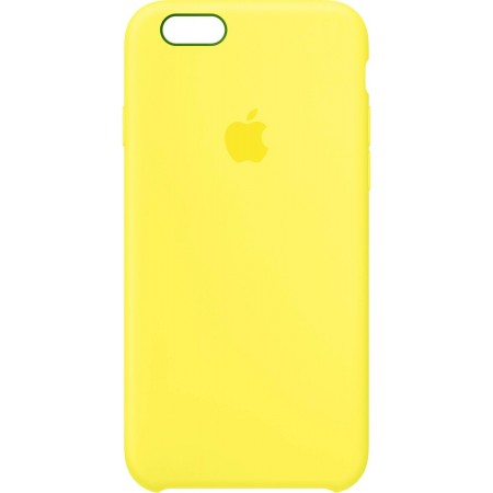 Чохол-накладка Silicone Case для Apple iPhone 6/6S, Yellow (жовтий)