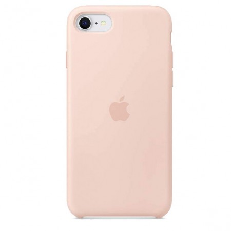 Чохол-накладка Silicone Case для Apple iPhone SE 2022/2020/8/7, Pink Sand (пудровий)