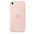 Чохол-накладка Silicone Case для Apple iPhone SE 2022/2020/8/7, Pink Sand (пудровий)