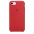 Чехол-накладка Silicone Case для Apple iPhone SE 2022/2020/8/7, Red (красный)
