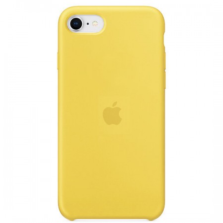 Чохол-накладка Silicone Case для Apple iPhone SE 2022/2020/8/7, Yellow (жовтий)
