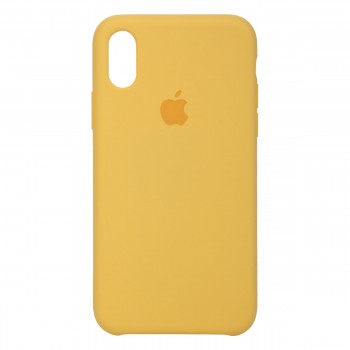 Силіконовий чохол Original Silicone Case для Apple iPhone X/XS Yellow Силіконовий чохол Original Silicone Case для Apple iPhone X/XS Yellow