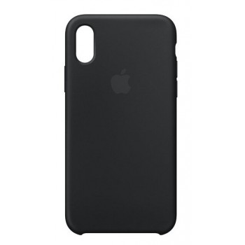 Чохол-накладка Silicone Case для Apple iPhone XS Max, Black (чорний)