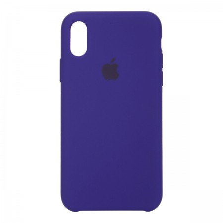 Чохол-накладка Silicone Case для Apple iPhone XS Max, Ultraviolet (фіолетовий)