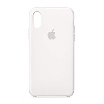 Чохол-накладка Silicone Case для Apple iPhone XS Max, White (білий)
