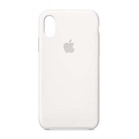 Чохол-накладка Silicone Case для Apple iPhone XS Max, White (білий)