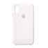Чохол-накладка Silicone Case для Apple iPhone XS Max, White (білий)