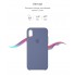 Чохол-накладка Solid Series для Apple iPhone XS Max, Lavender Grey (фіолетовий)